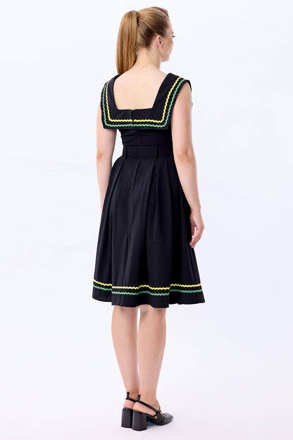 Gemmi Ric Rac Swing Dress