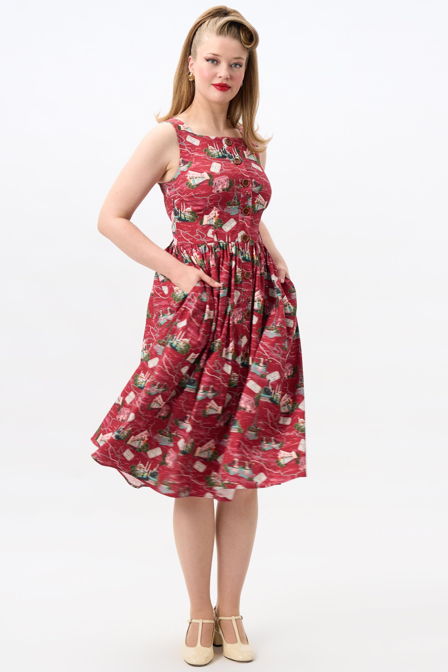 Polly Vintage Express Swing Dress Polly Vintage Express Swing Dress