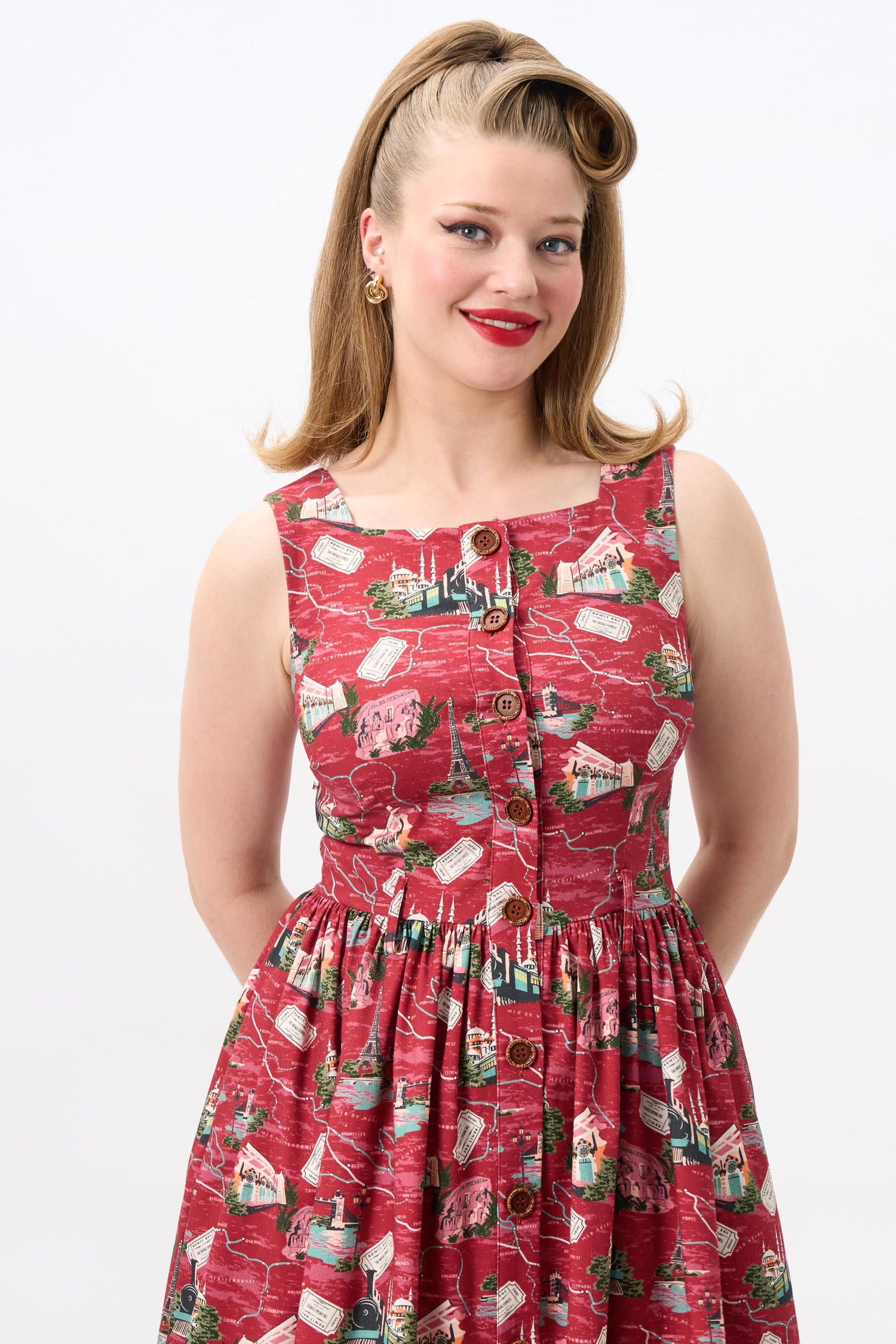 Polly Vintage Express Swing Dress Polly Vintage Express Swing Dress