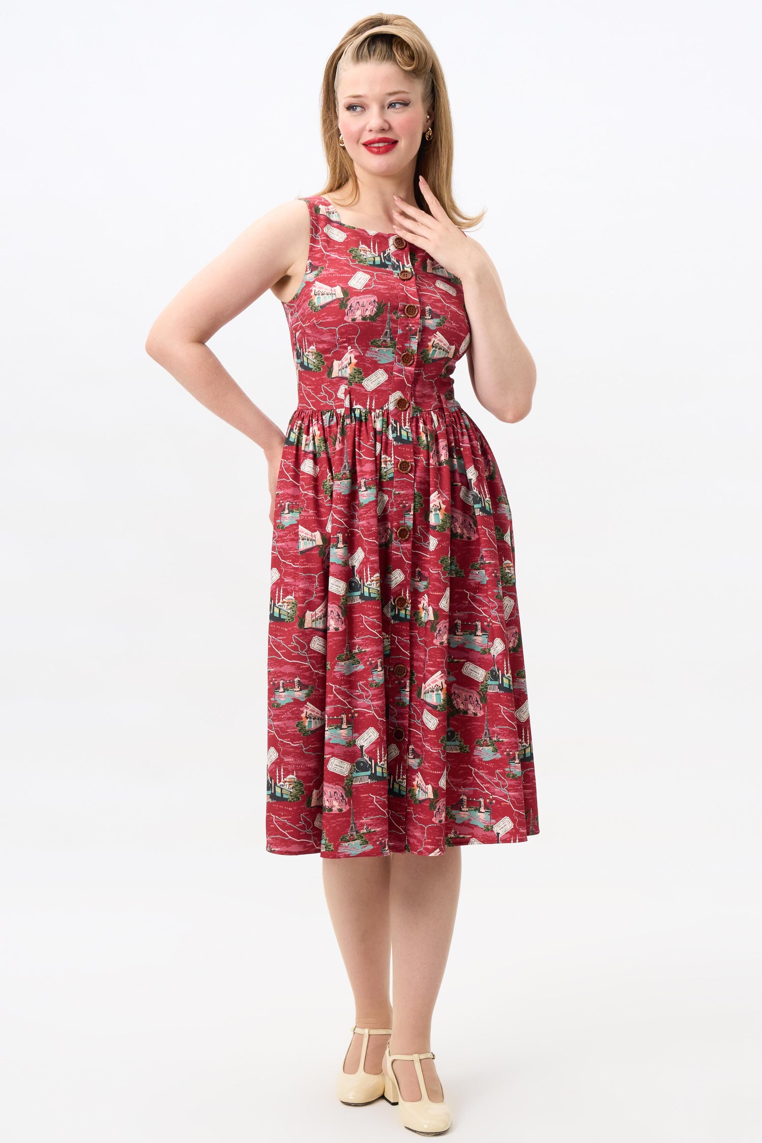 Polly Vintage Express Swing Dress Polly Vintage Express Swing Dress
