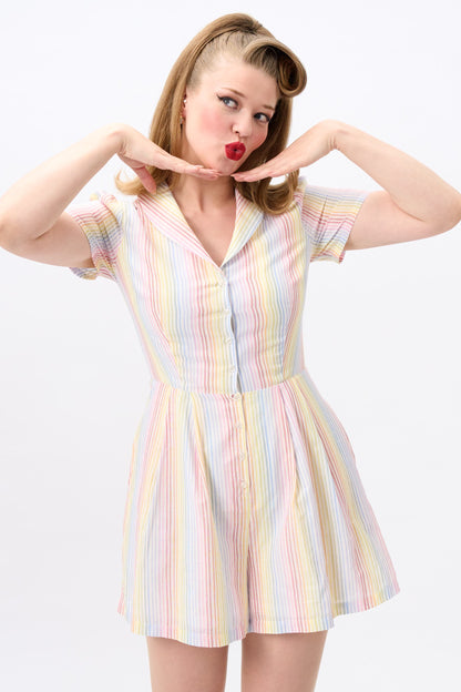 Hattie Sherbet Stripe Playsuit