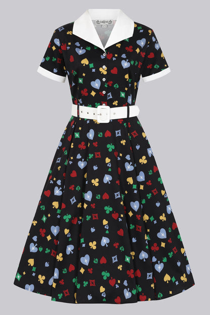 Taylor Polka Poker Swing Dress