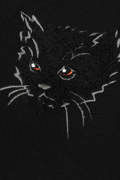 Jessie Black Cats Cardigan