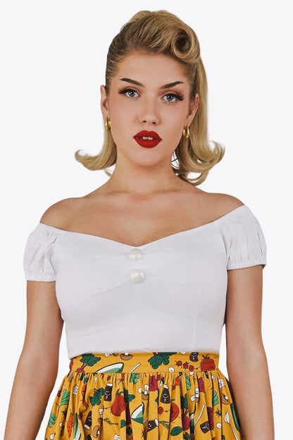 Dolores White Top