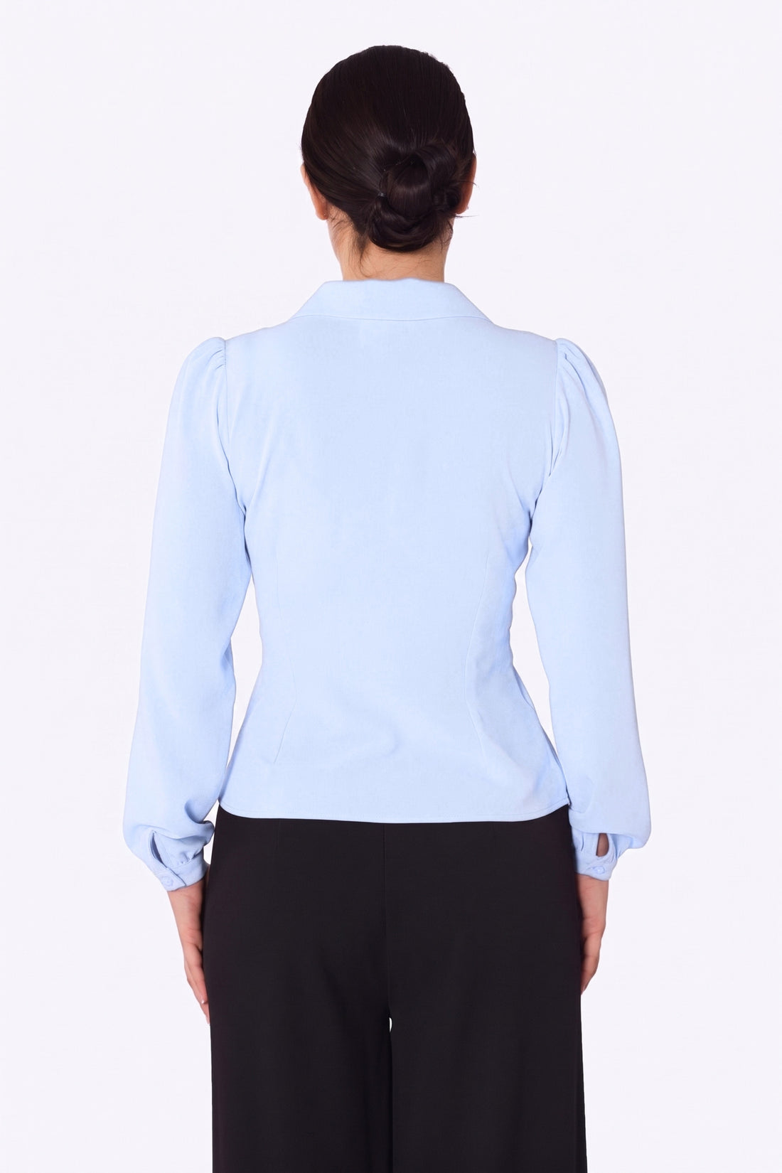 Pepper 40s Blouse Powder Blue