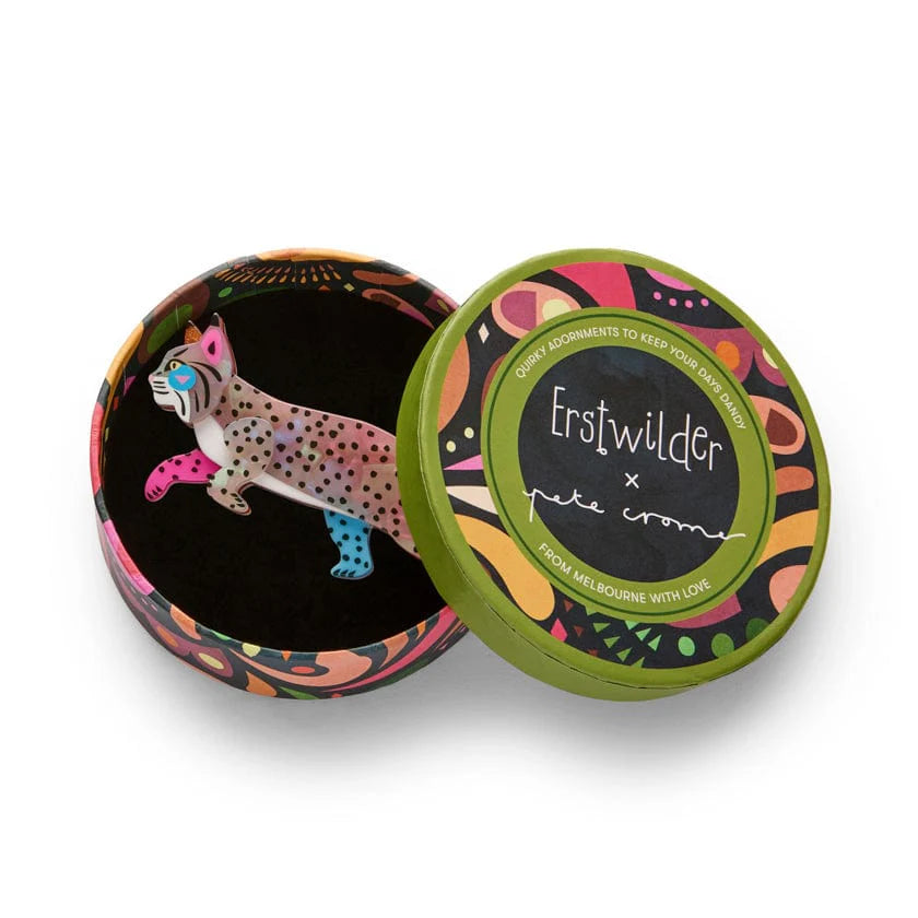 Erstwilder The Bohemian Bobcat Brooch