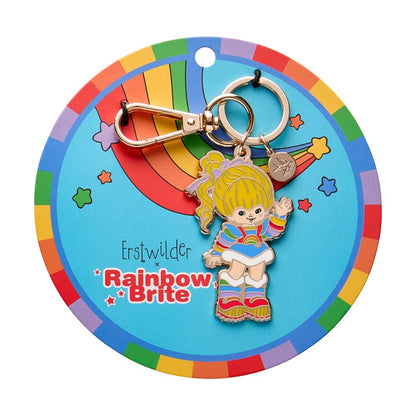 Rainbow Brite Says Hello Enamel Key Ring