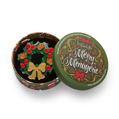 Forest wreath brooch