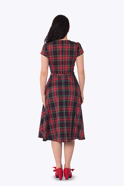Victoria Check Swing Dress