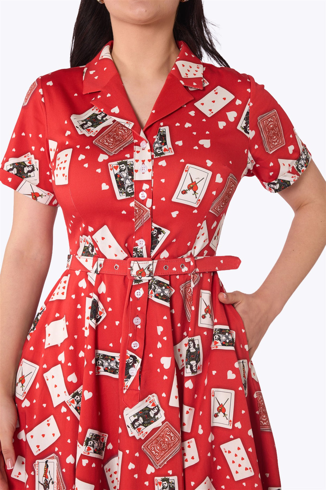 Caterina Card Crush Swing Dress