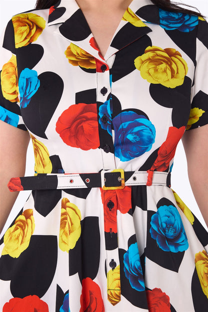 Caterina Mini Heart in Bloom Dress