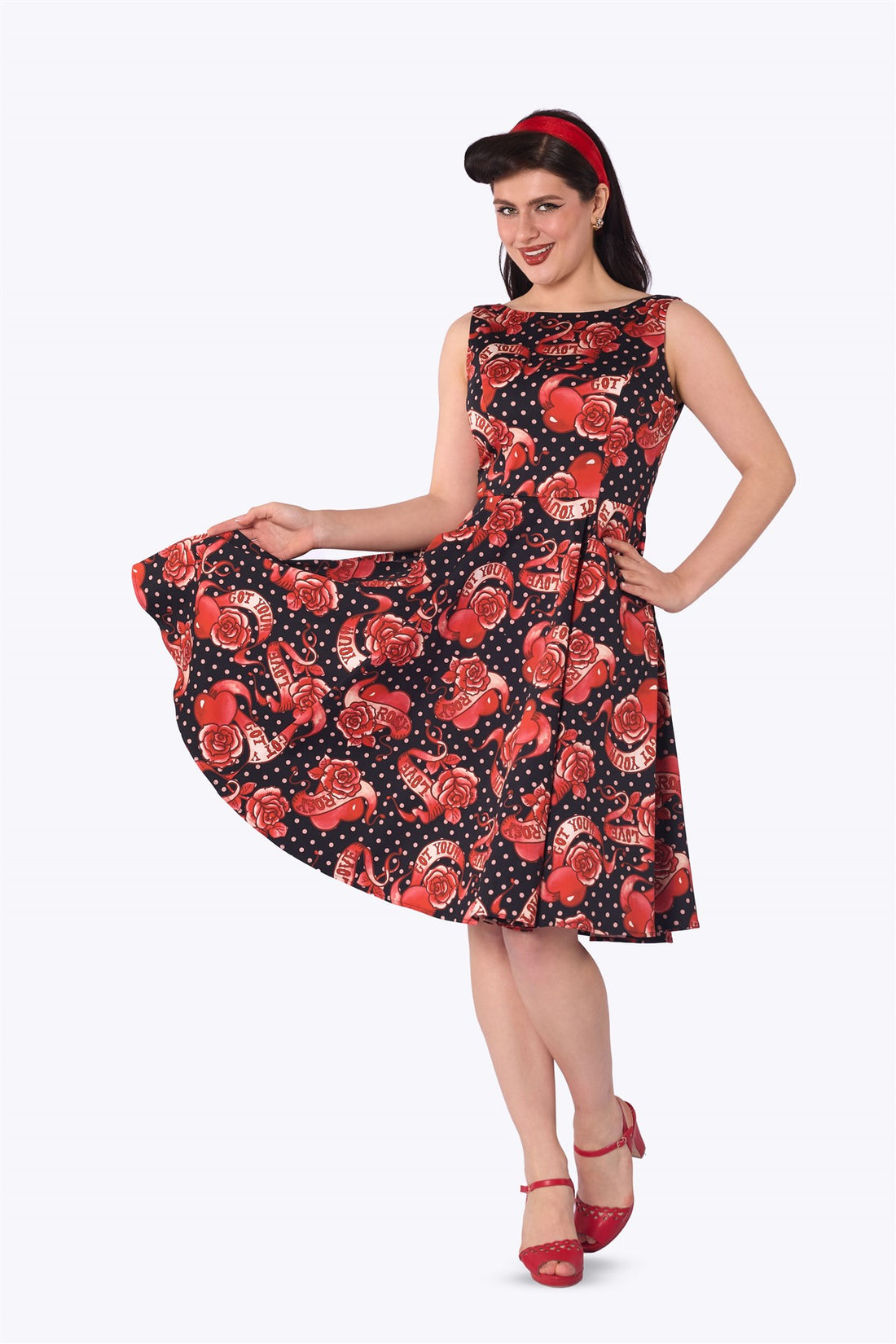 Hepburn Got You Love Swing Dress