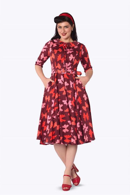 Dorelyn Bow Swing Dress