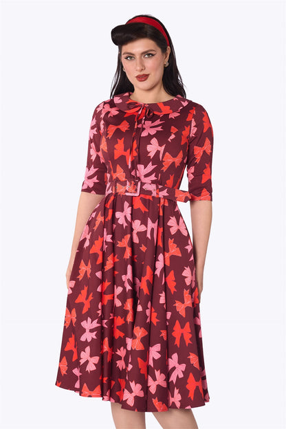 Dorelyn Bow Swing Dress