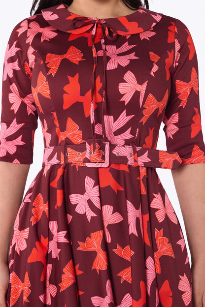 Dorelyn Bow Swing Dress