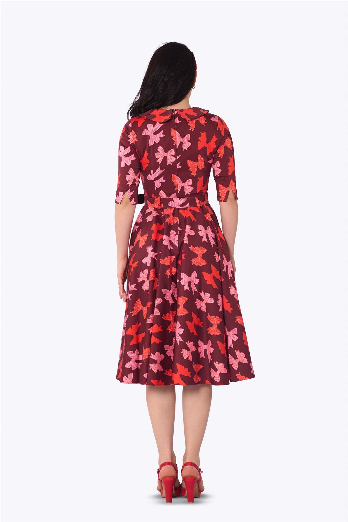 Dorelyn Bow Swing Dress