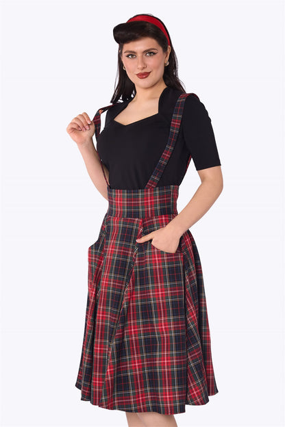Alexa Classic Check Swing Skirt