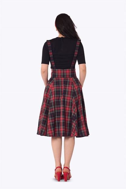 Alexa Classic Check Swing Skirt