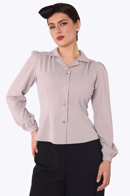 Pepper 40s Stone Blouse