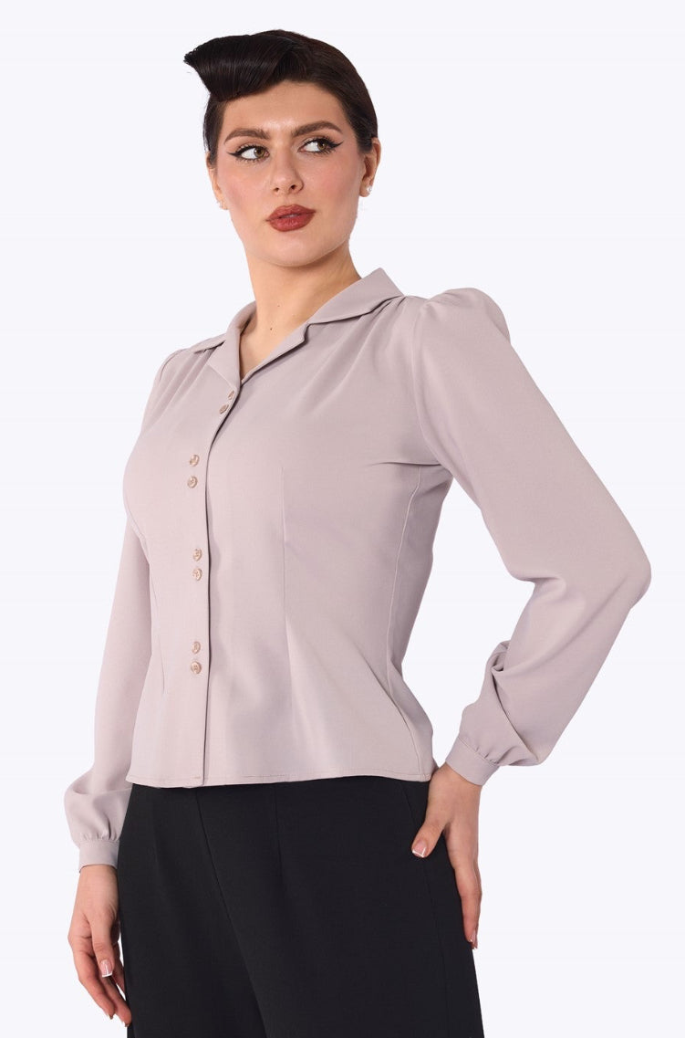 Pepper 40s Stone Blouse