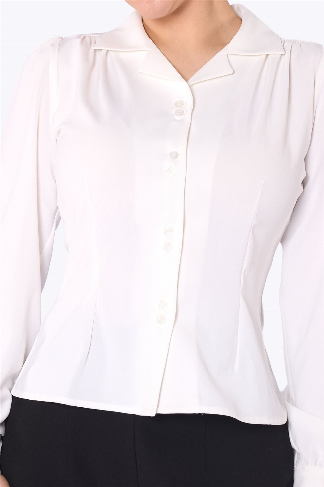 Pepper 40s white blouse