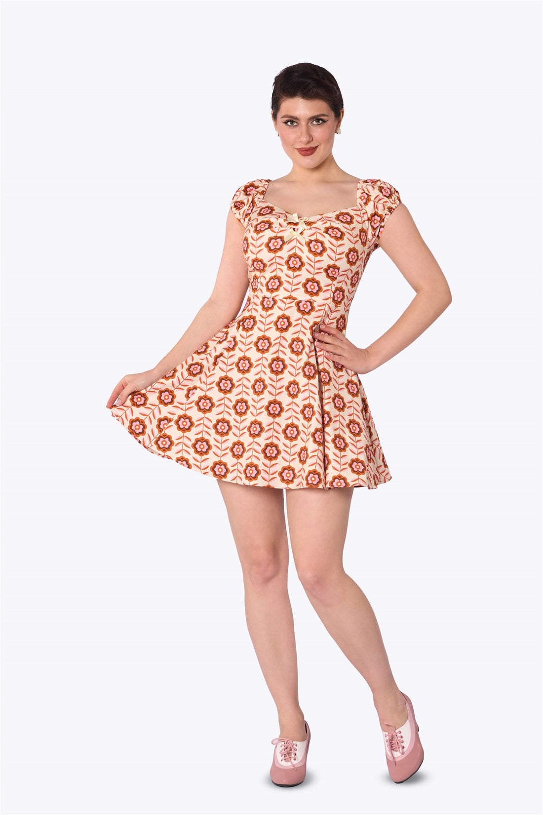 Dolores Carbany Bloom Mini Dress