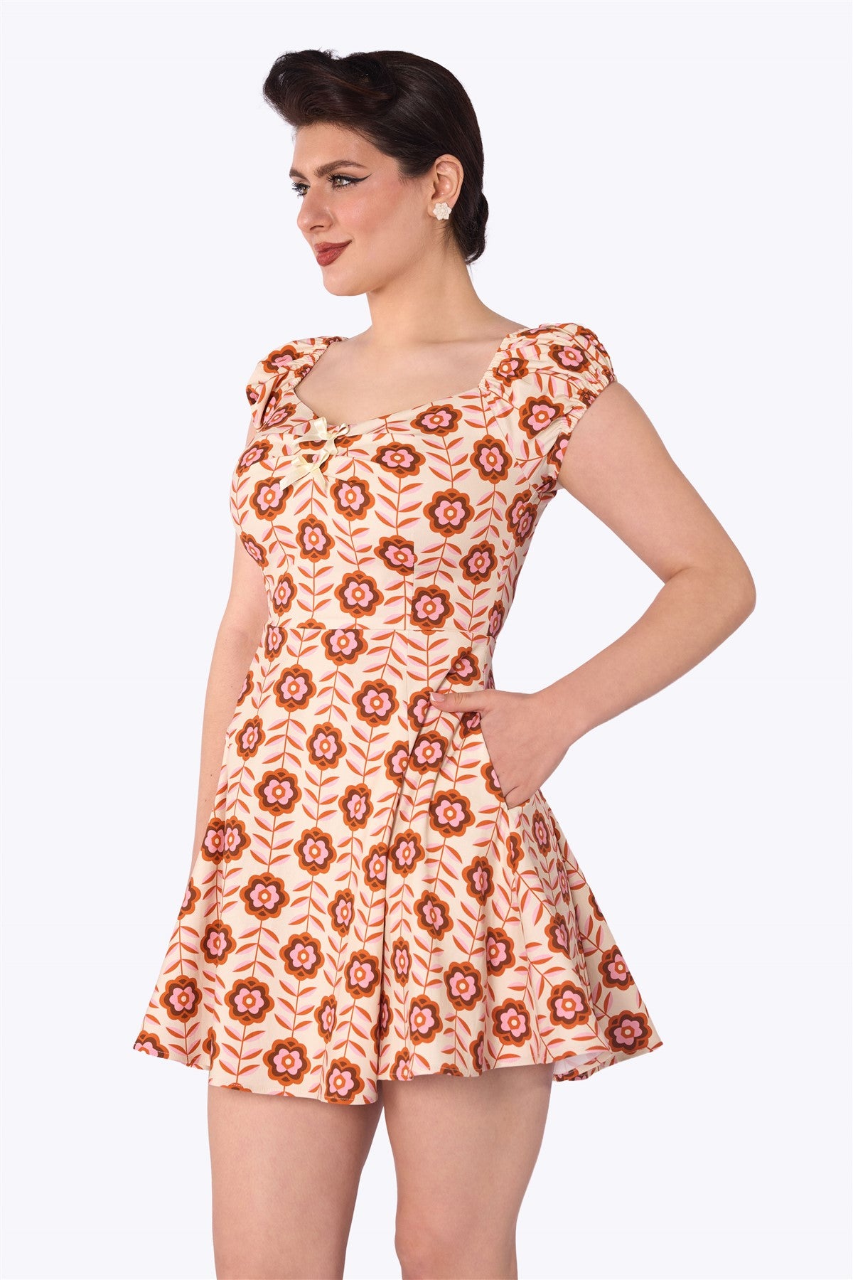 Dolores Carbany Bloom Mini Dress