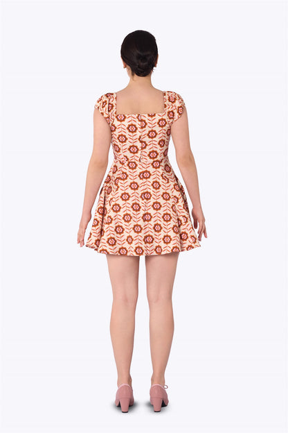 Dolores Carbany Bloom Mini Dress
