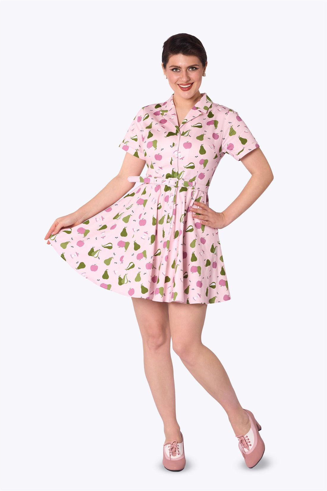 Caterina Soft Fruit Pop Mini Dress