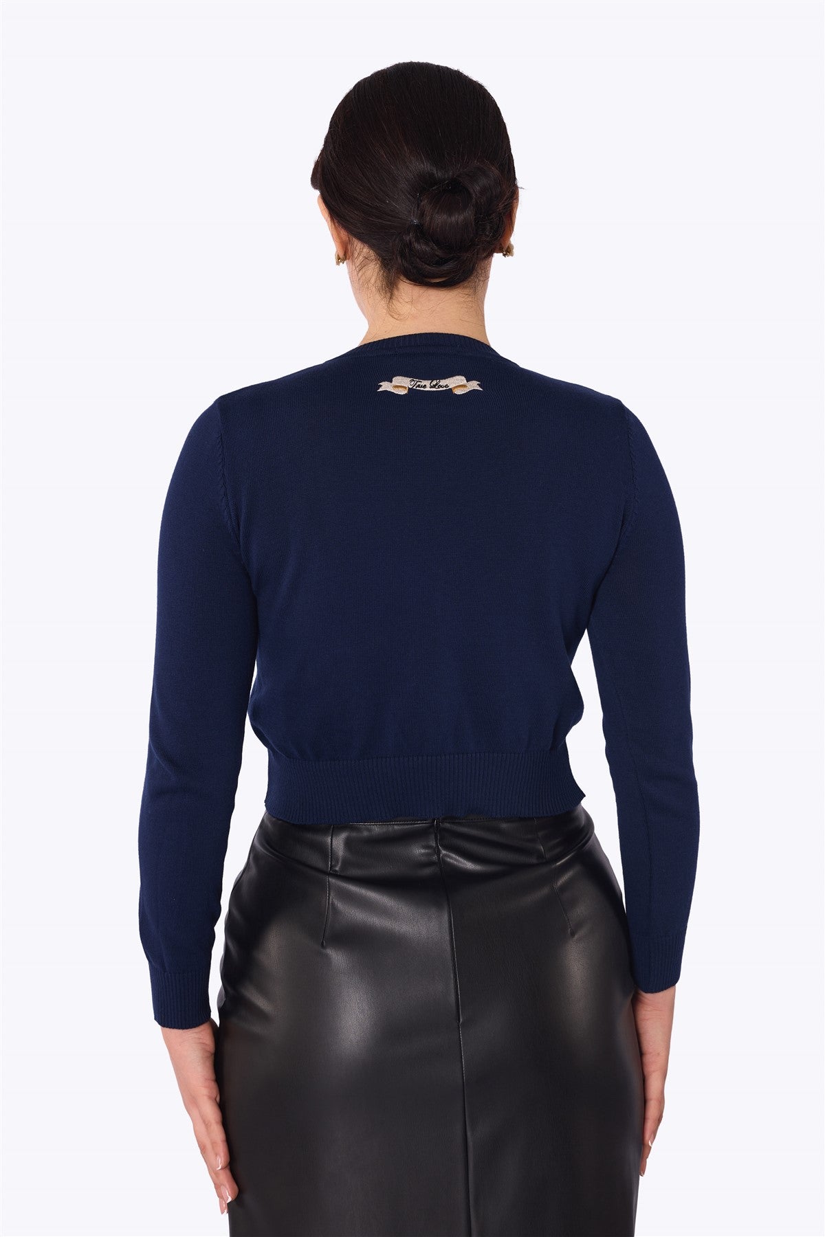 Lucy True Love Cardigan Long Sleeve Navy Blue