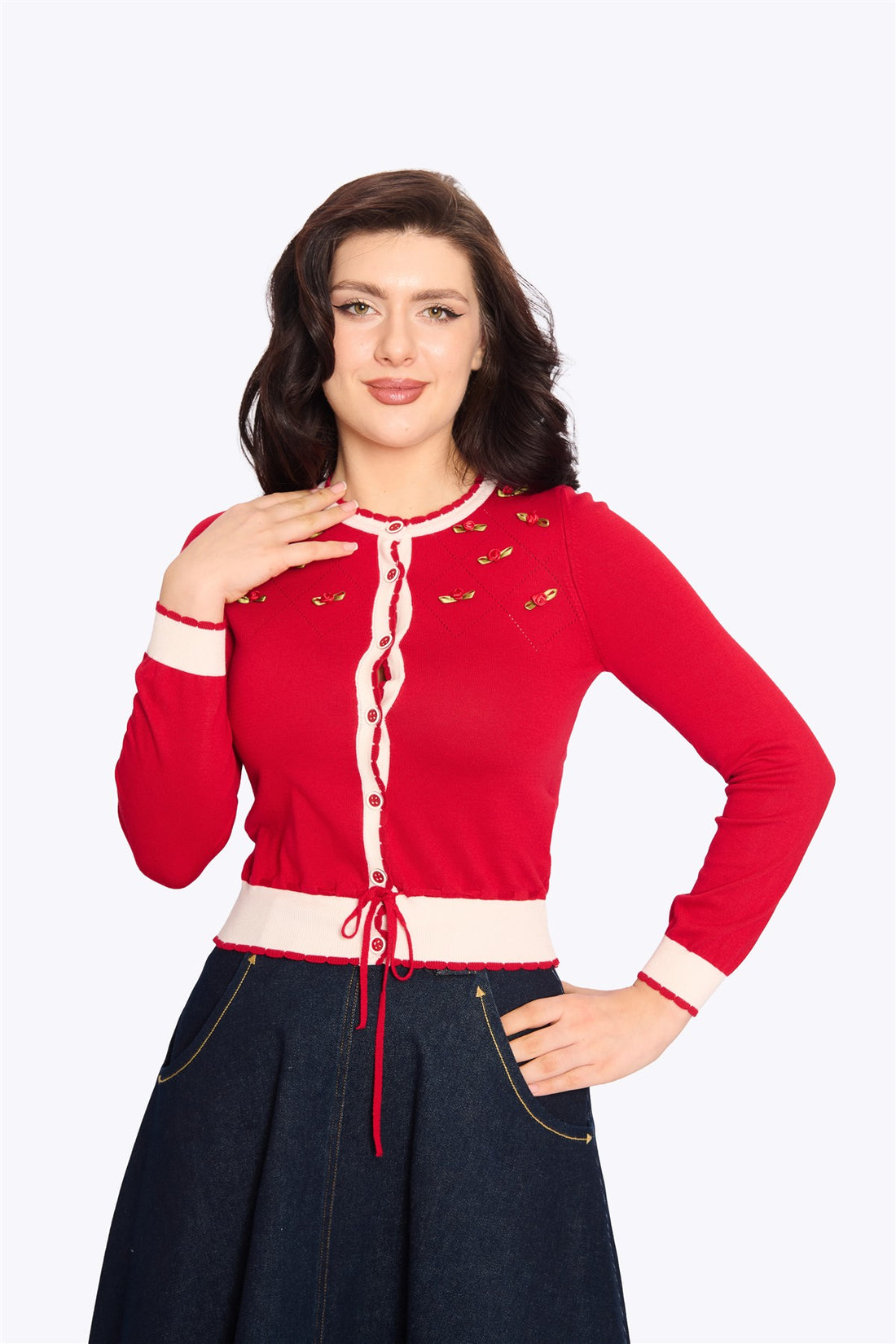 Dolce Darling Cardigan Red