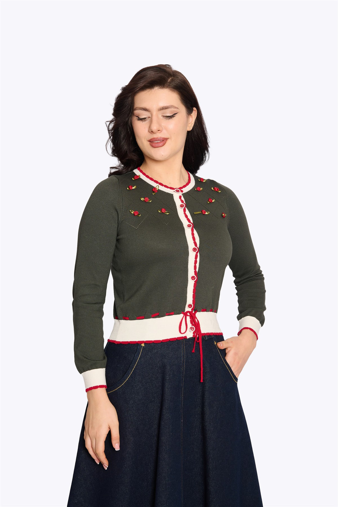 Dolce Darling Cardigan Green