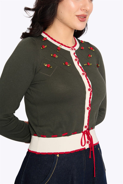 Dolce Darling Cardigan Green