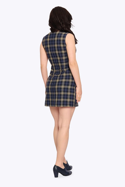 Mandy Mini Check Dress