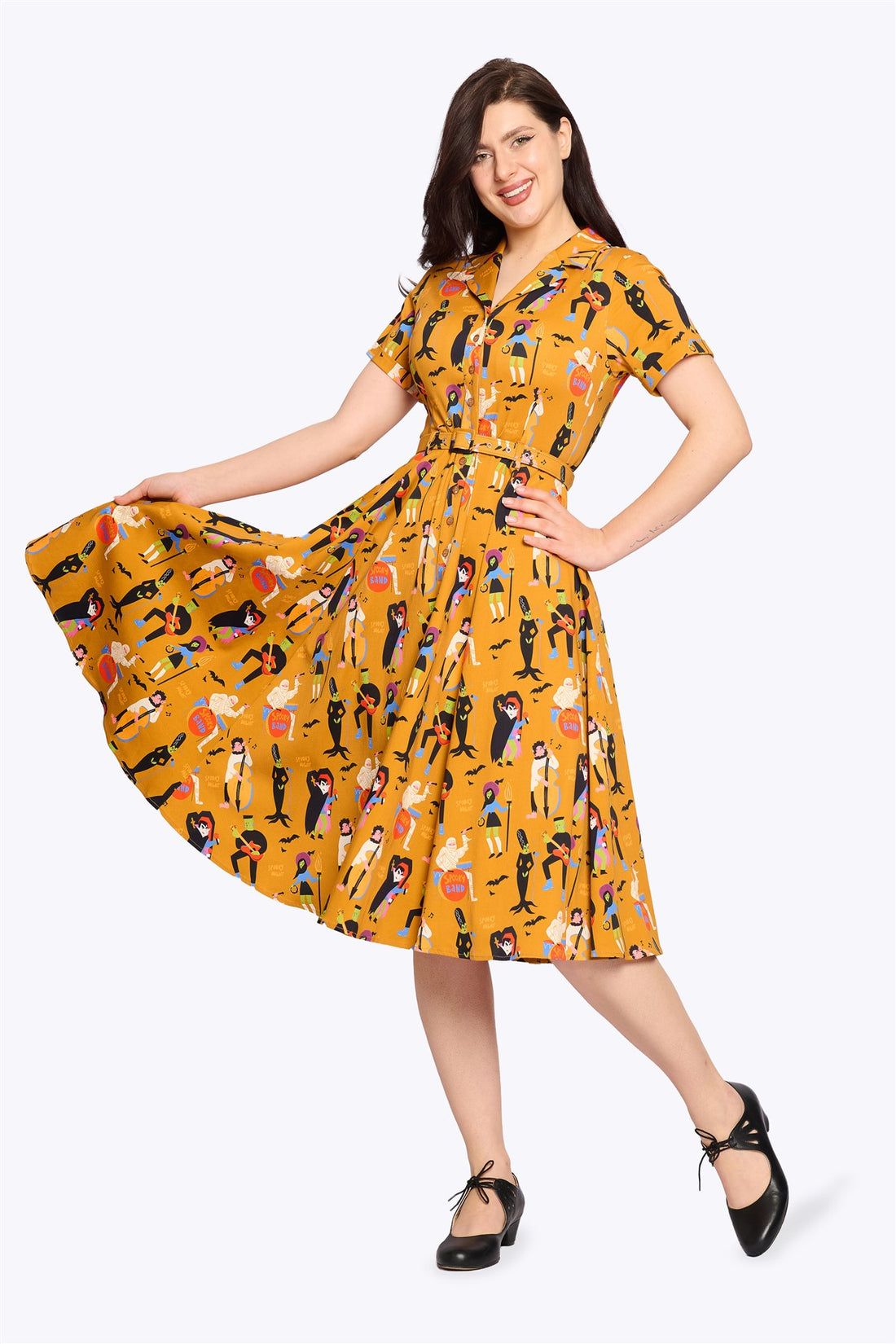 Caterina Monster Mash Swing Dress
