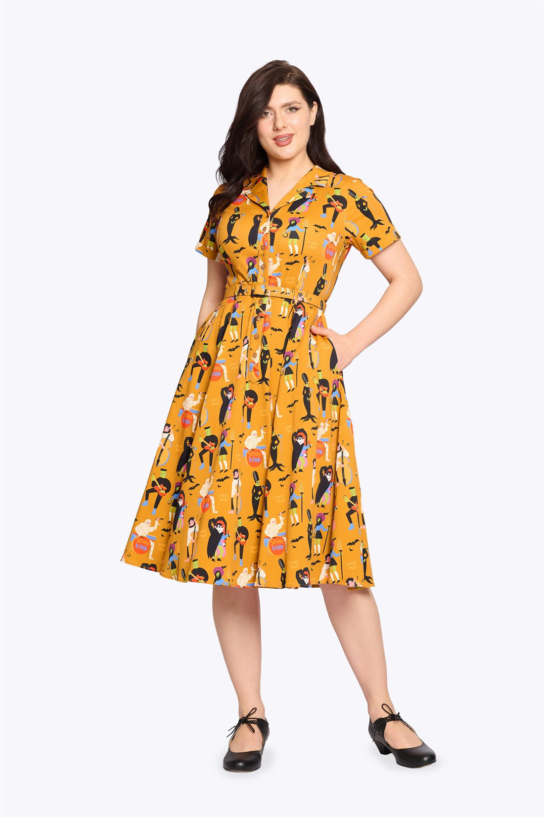 Caterina Monster Mash Swing Dress