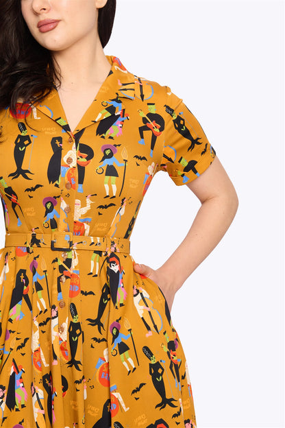 Caterina Monster Mash Swing Dress