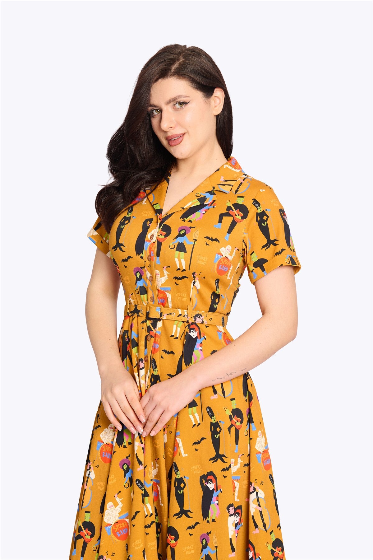 Caterina Monster Mash Swing Dress