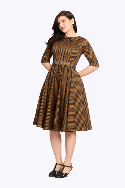 Dorelyn Ripple Swing Dress