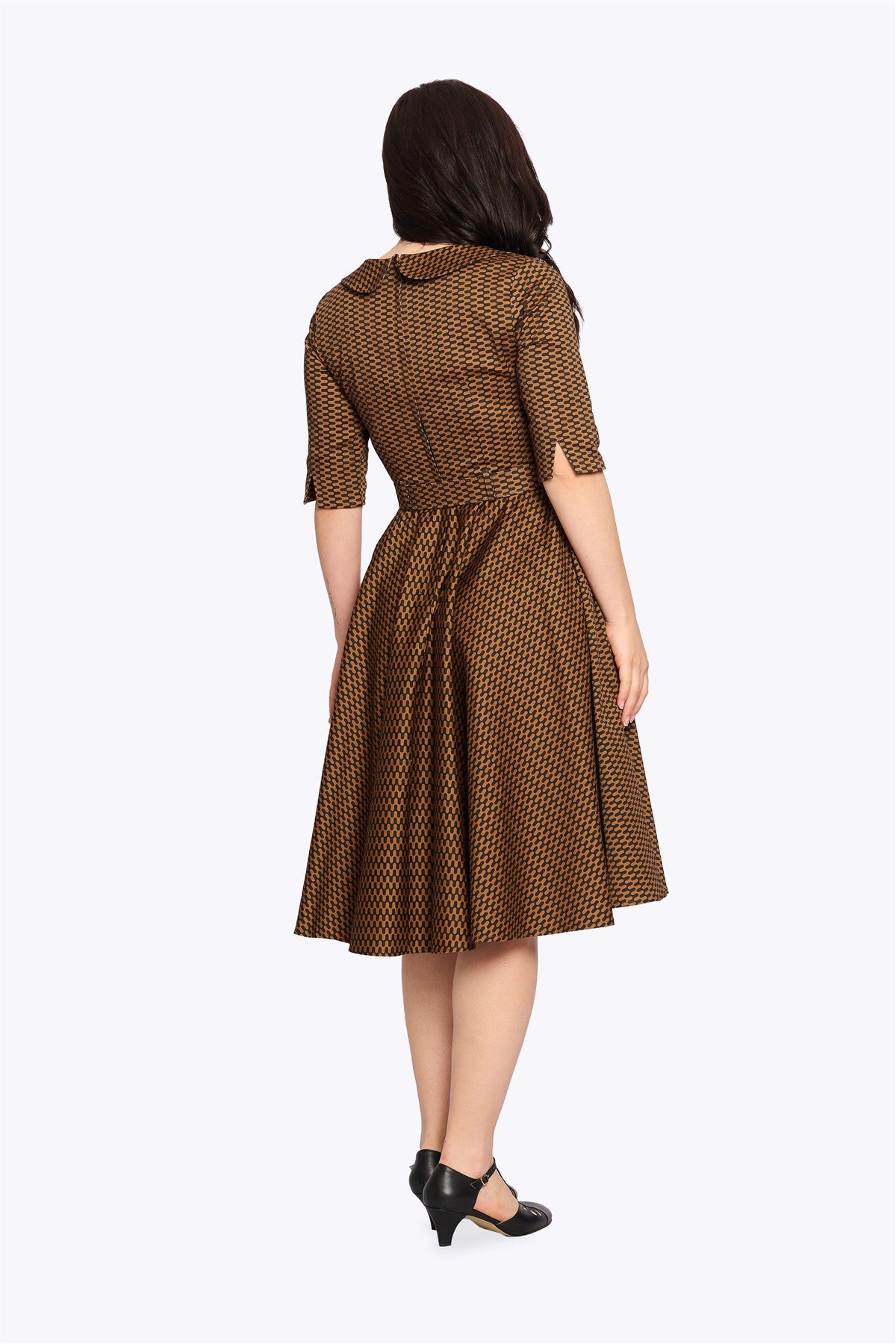 Dorelyn Ripple Swing Dress
