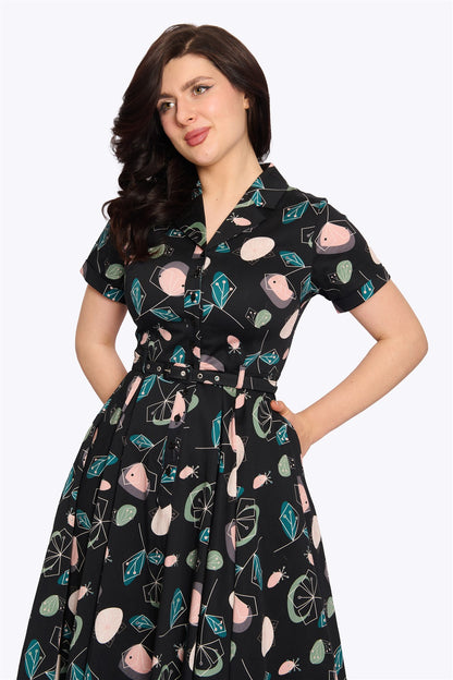 Caterina Atomic Floral Doll Dress