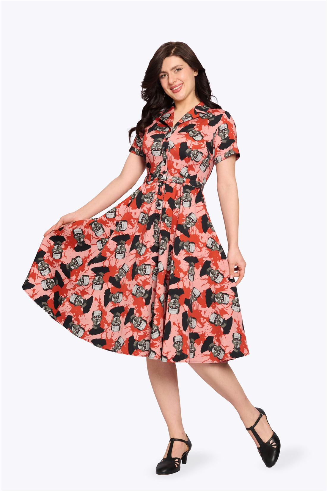 Caterina Frankeshine Swing Dress