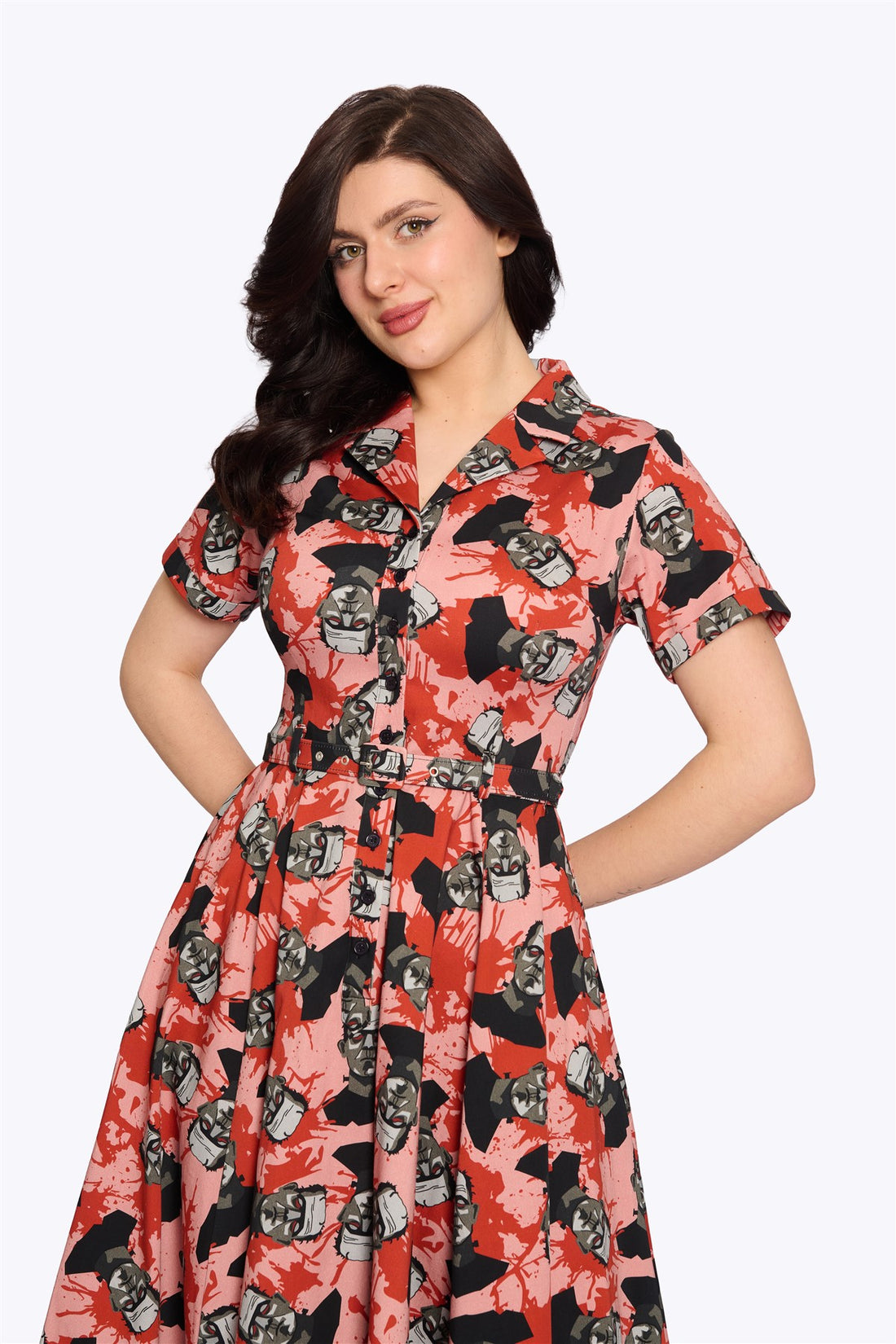 Caterina Frankeshine Swing Dress
