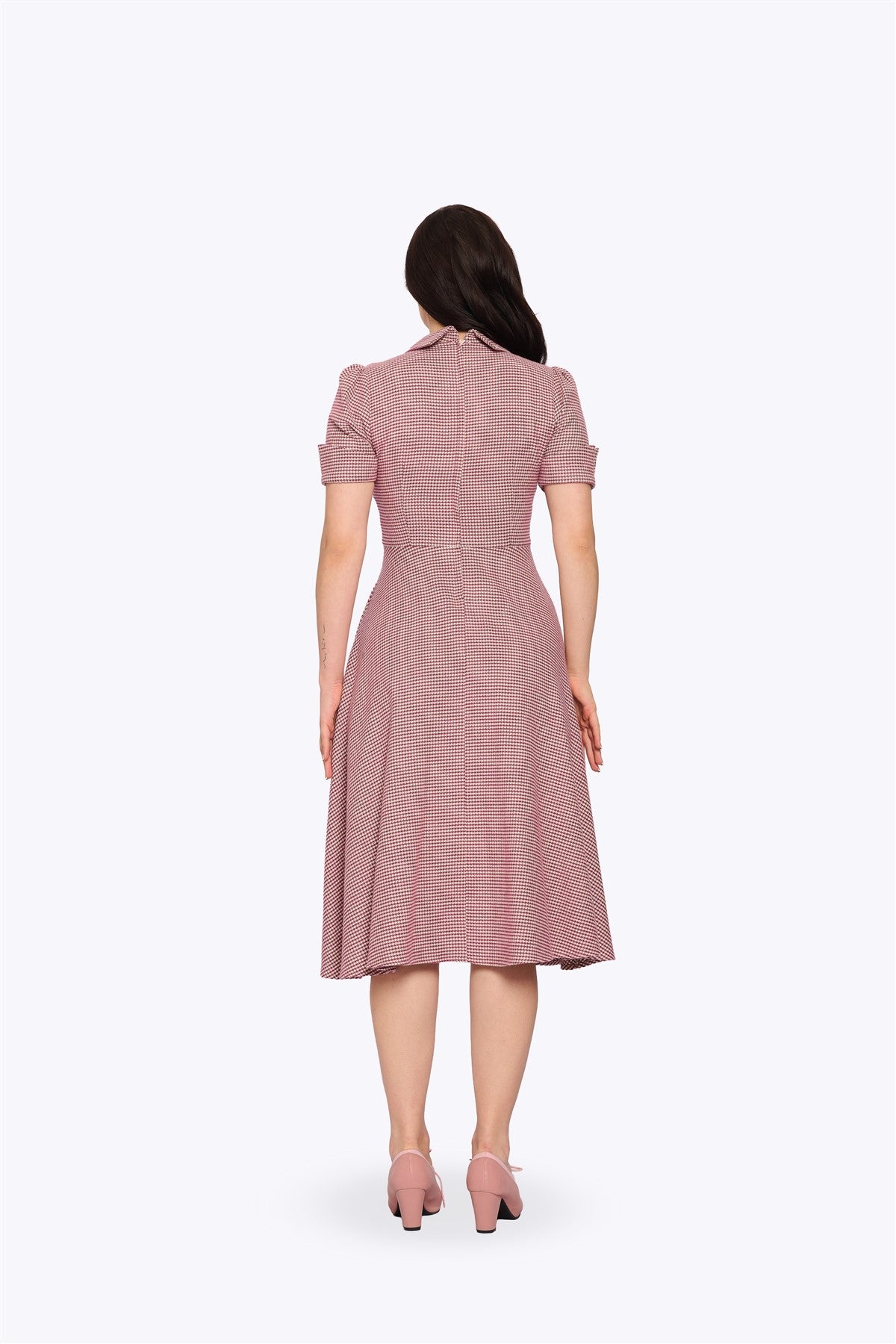 Marianne Pink Swing Dress