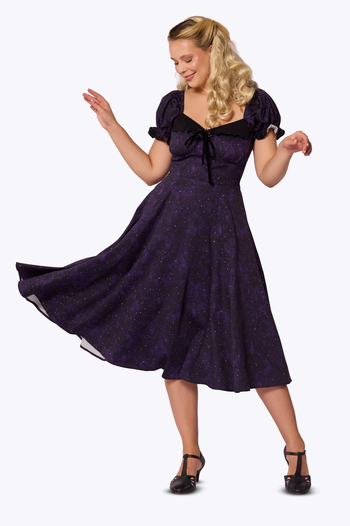 Nikita Amethyst Stardust Midi Dress