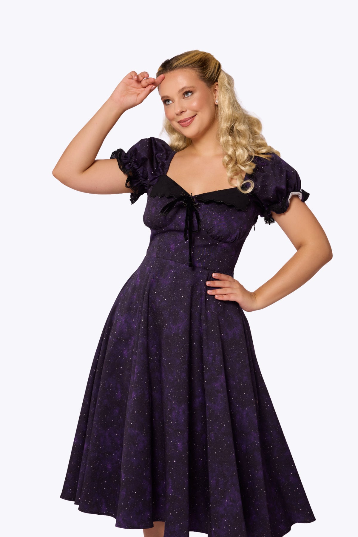 Nikita Amethyst Stardust Midi Dress