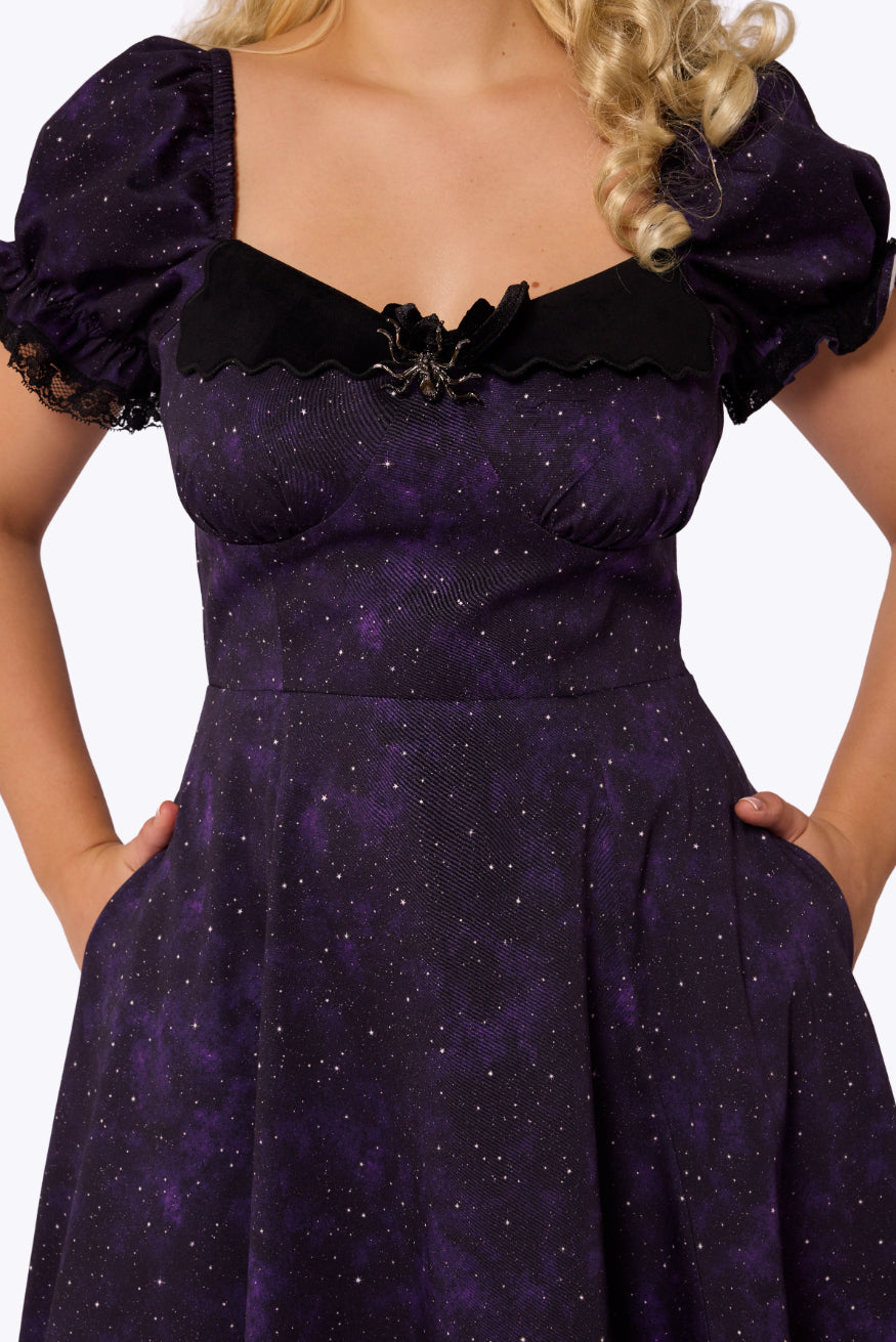 Nikita Amethyst Stardust Midi Dress