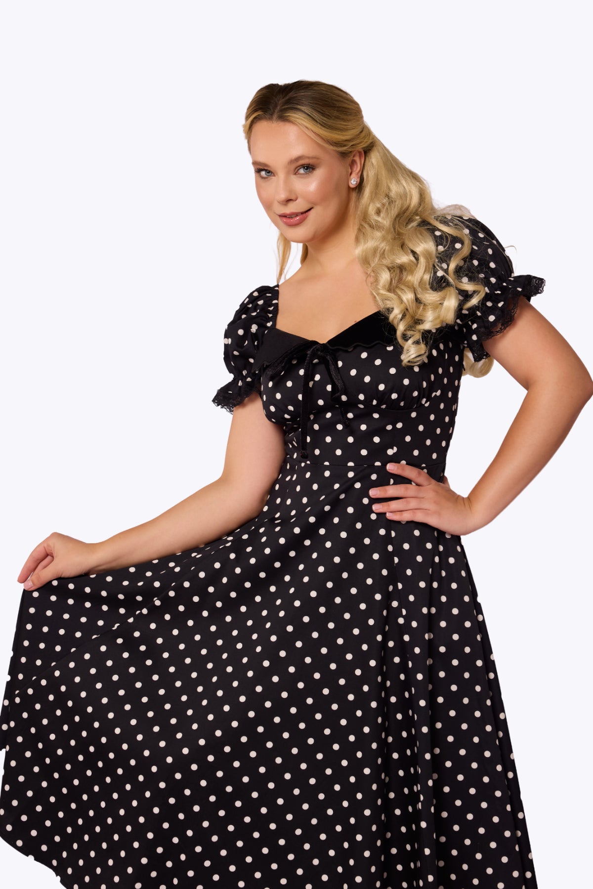 Nikita Polka Dot Midi Dress
