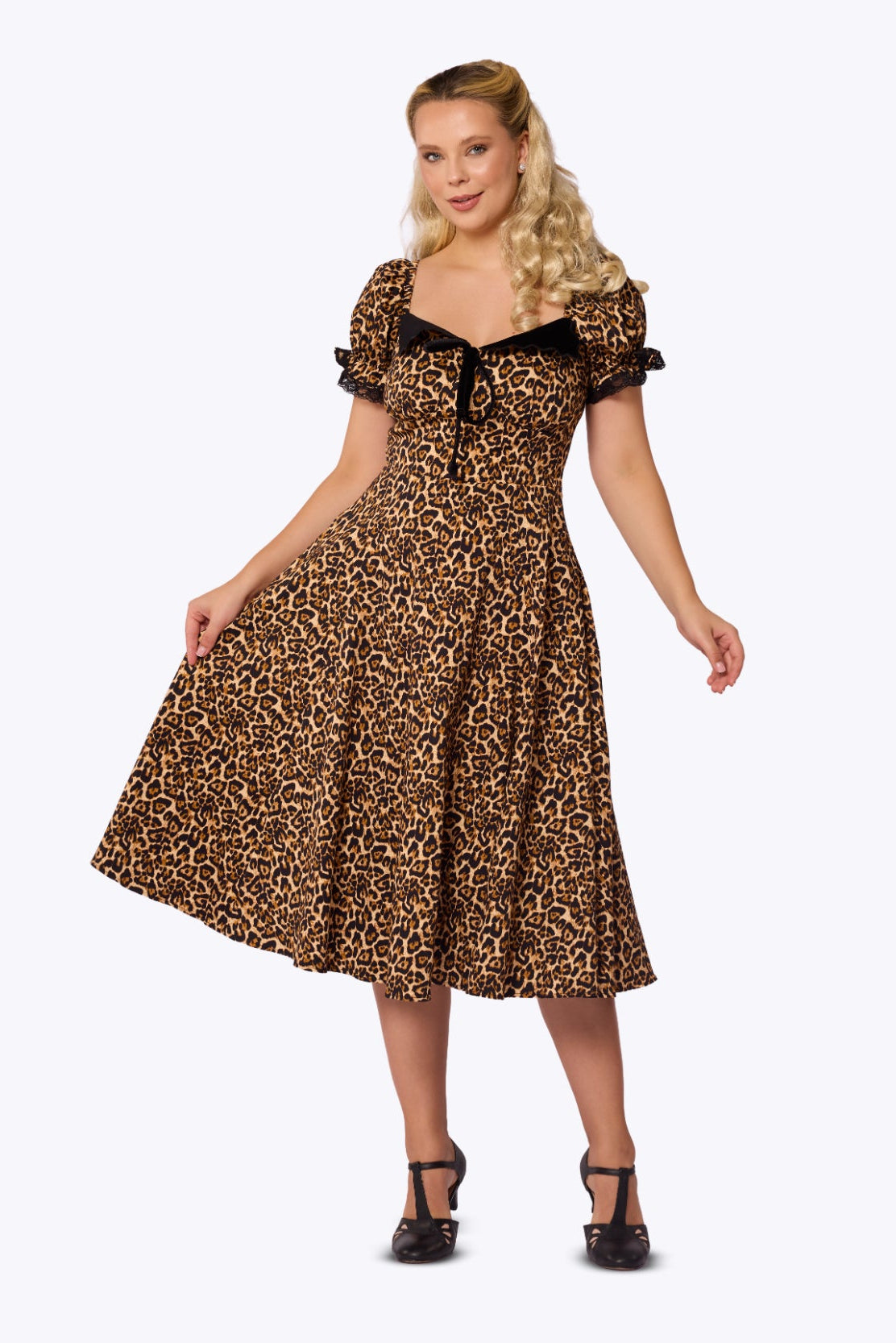 Nikita Leopard Midi Dress