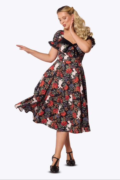 Nikita Forest Floral Midi Dress